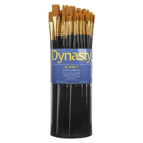 Fm Brush Company Inc FM Brush 1589051 Dynasty B-1650-F Art Education Classroom Cylinders Canister - Set of 60 1589051